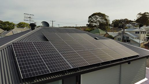 Installed a new Solar System of the small roof of the house— Commercial Electrician in Maitland NSW