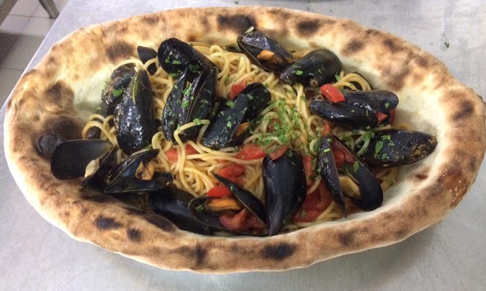 pizze con le cozze