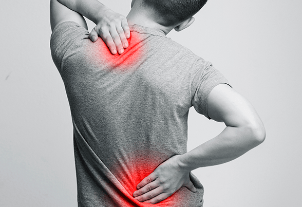 Man with Neck and Back Pain — New Bedford, MA — Fairhaven Chiropractic Office