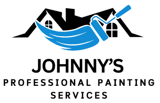 A logo for johnny 's professional painting services