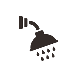 Wet shower icon