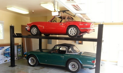 Vehicle Lifting In Garage — El Cajon, CA — Advanced Lift Services Inc.