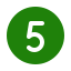 The number five is in a green circle on a white background.