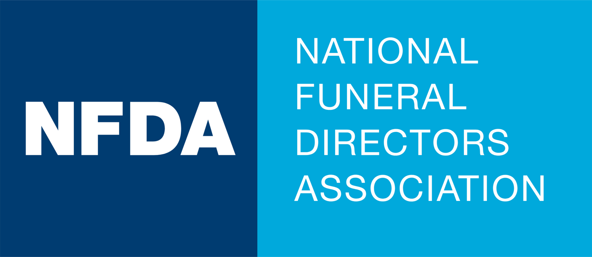 NFDA logo, white text on dark and light blue backgrounds.