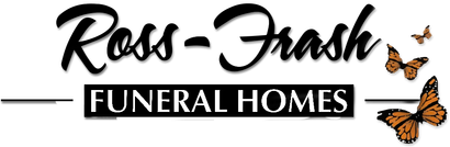 The logo for sample funeral home is shown on a white background.