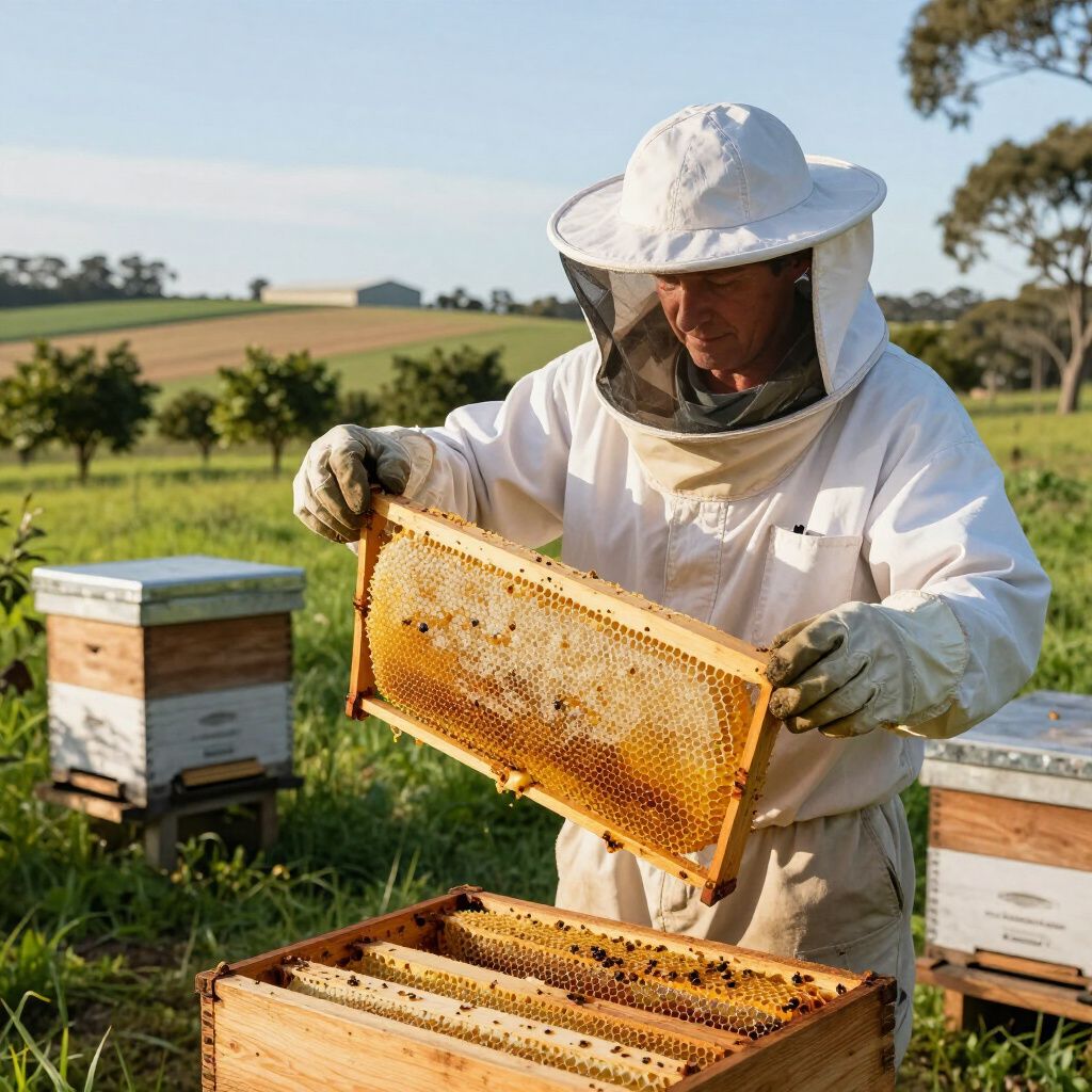 Harvest honey