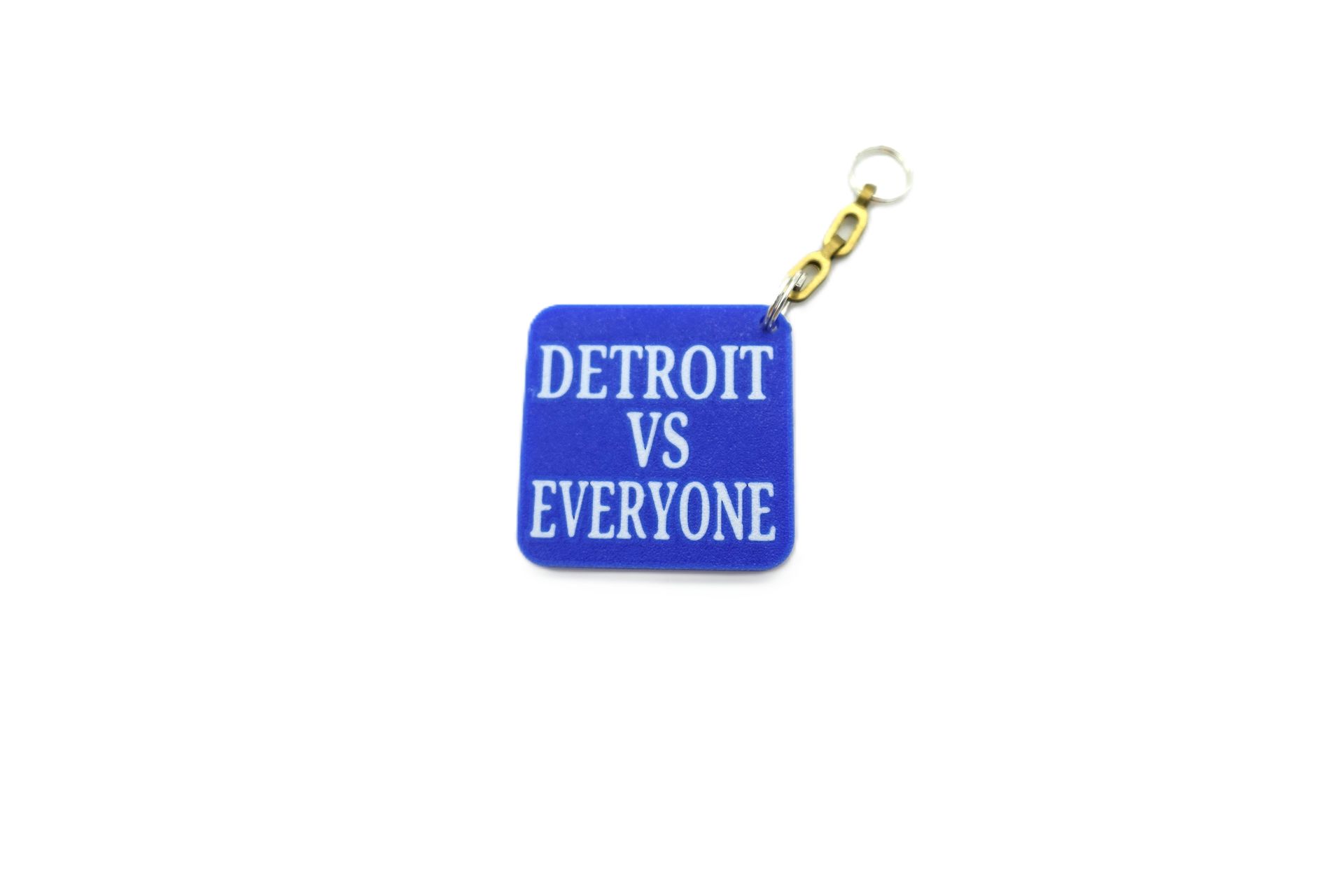 Detroit vs Everybody Keychain – Detroit Pride Lions Fan Keychain