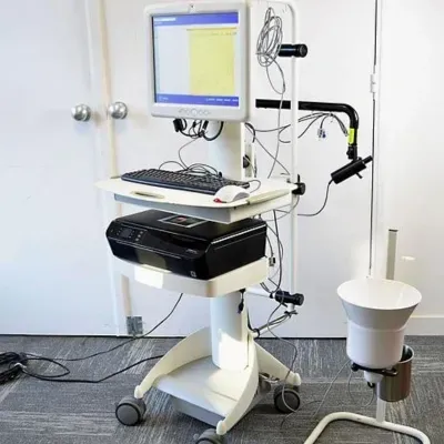 Appareil et mesure de débitmétrie urinaire.