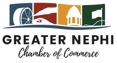 The logo for the greater nephi chamber of commerce