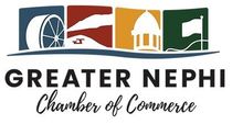 The logo for the greater nephi chamber of commerce