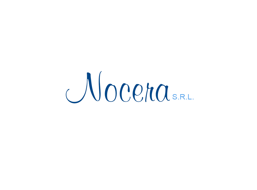 Un logo blu e bianco per la nocera srl