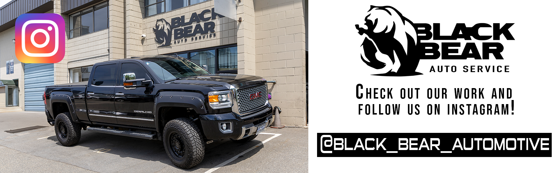 follow us banner | Black Bear Auto Service LTD