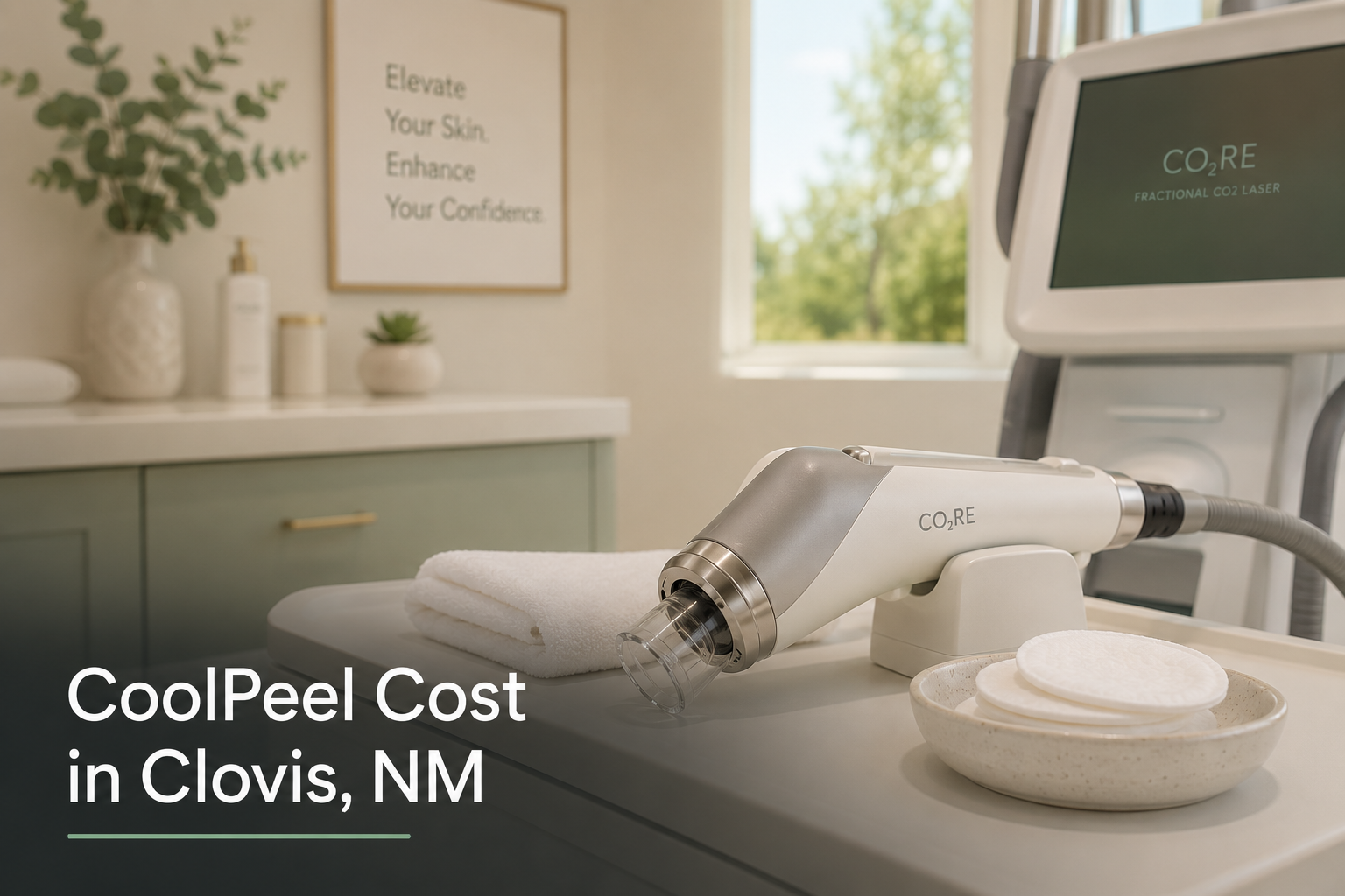CoolPeel laser resurfacing treatment room