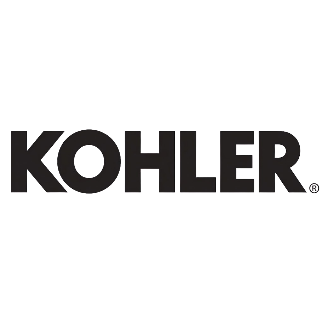 KOHLER logo in bold black text on a white background
