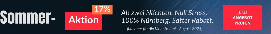 Werbebanner für Sommer-Aktion mit 17% Rabatt