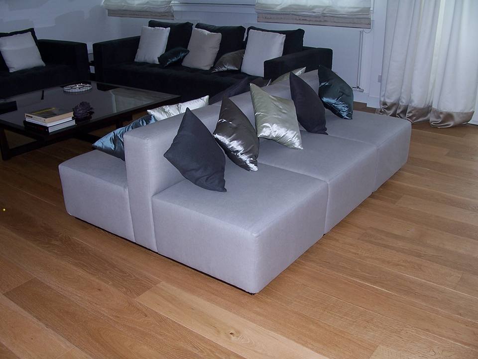 tappezzeria divano angolare