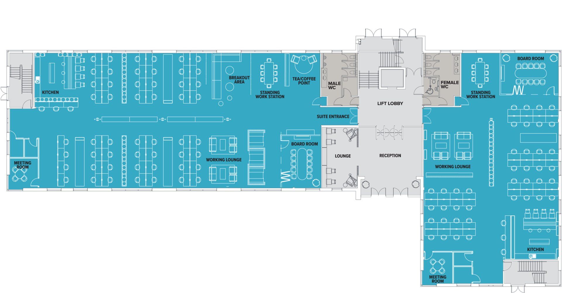 110 Birchwood Boulevard First Floor Plan