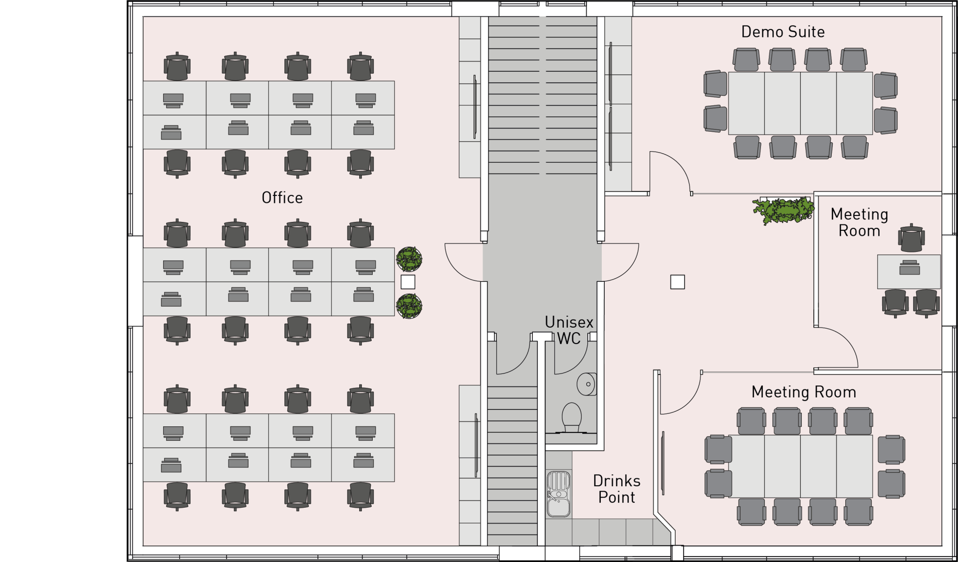 Unit 620 Space Plan - First Floor
