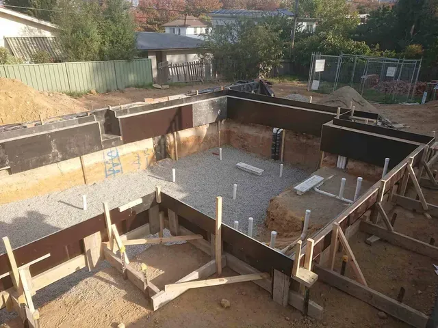 Pool Under Construction — Canberra, ACT — Brindabella Pools