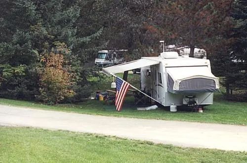 Sample Campsite — Wilton, WI — Tunnel Trail Campground