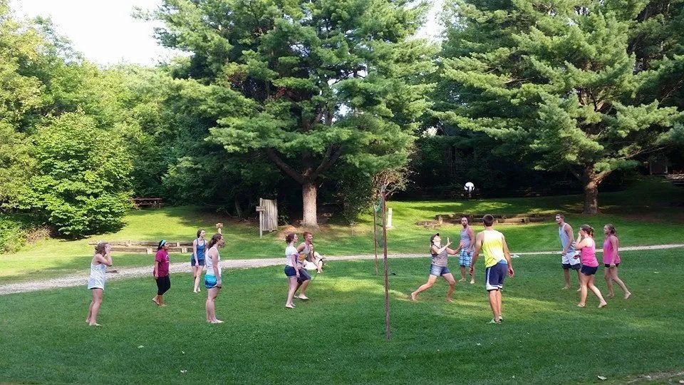 People Playing on Park — Wilton, WI — Tunnel Trail Campground
