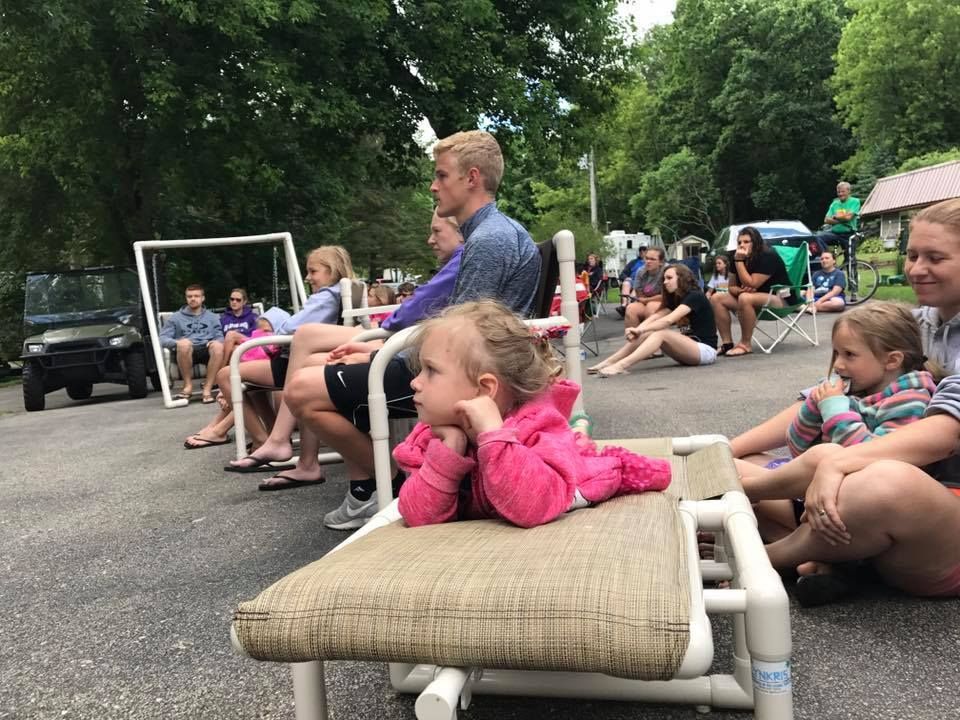 Visitors on Park — Wilton, WI — Tunnel Trail Campground
