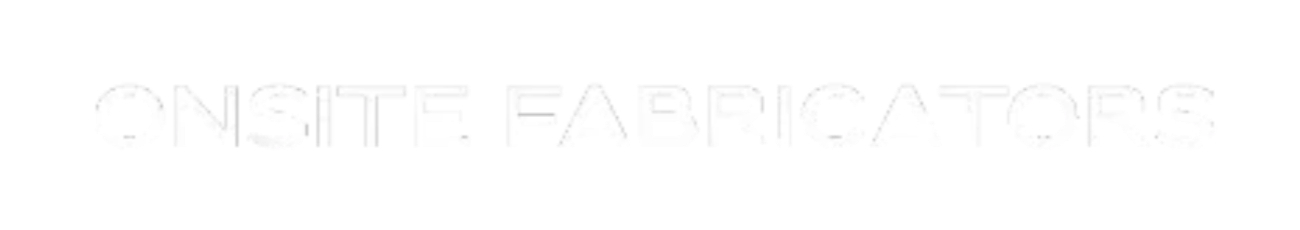 White logo against a white background with the word 