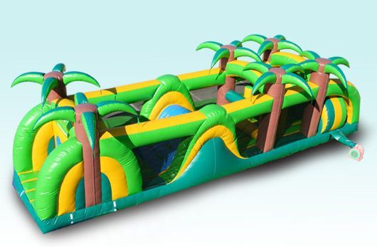 38FT TROPICAL OBSTACLE COURSE rental