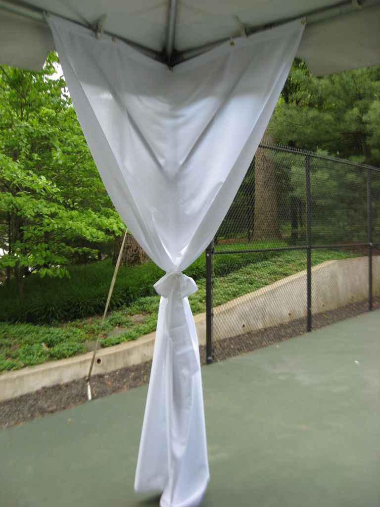 Leg Skirts White 8ft