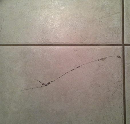 cracked tile