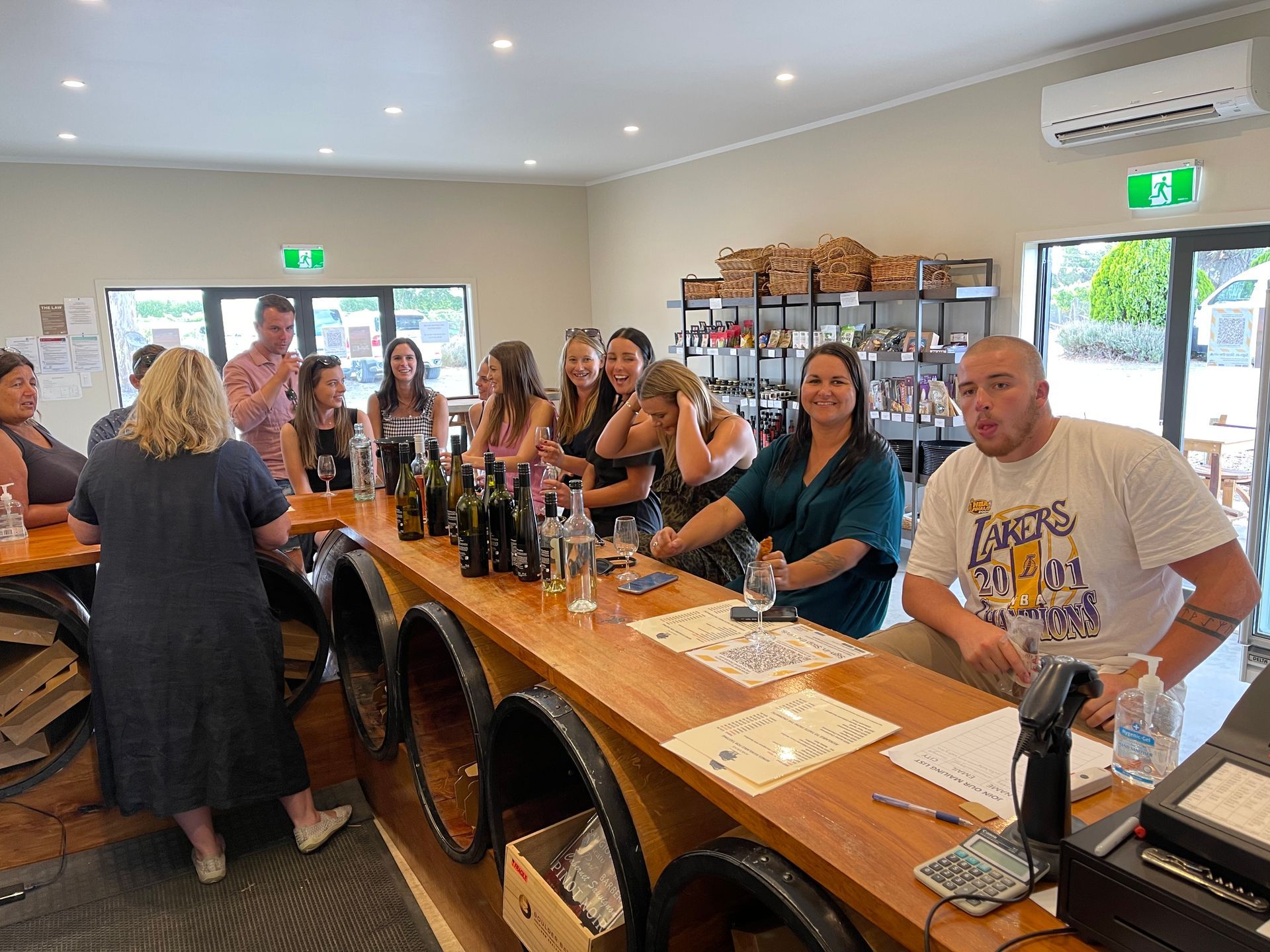 Wine tasting at Askerne Winery
