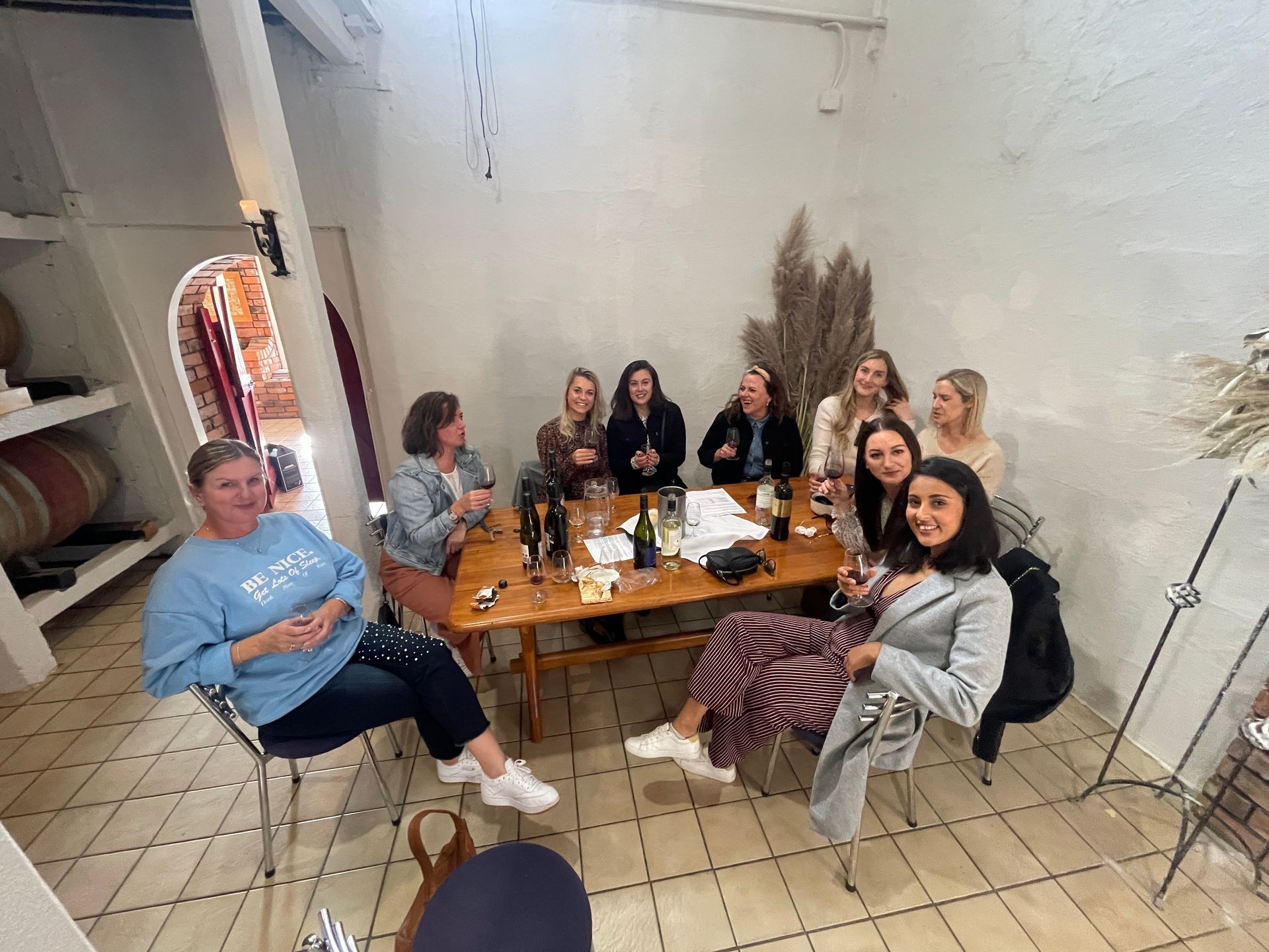 Wine tasting at Brookfields