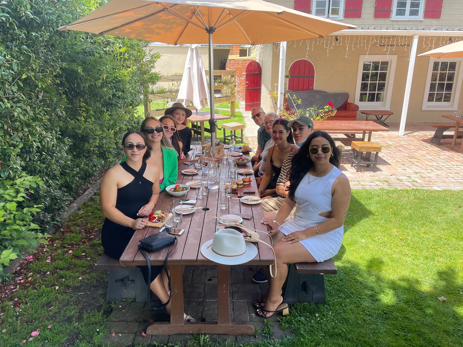 Lunch at Brookfields winery with Grape Escape wine tours