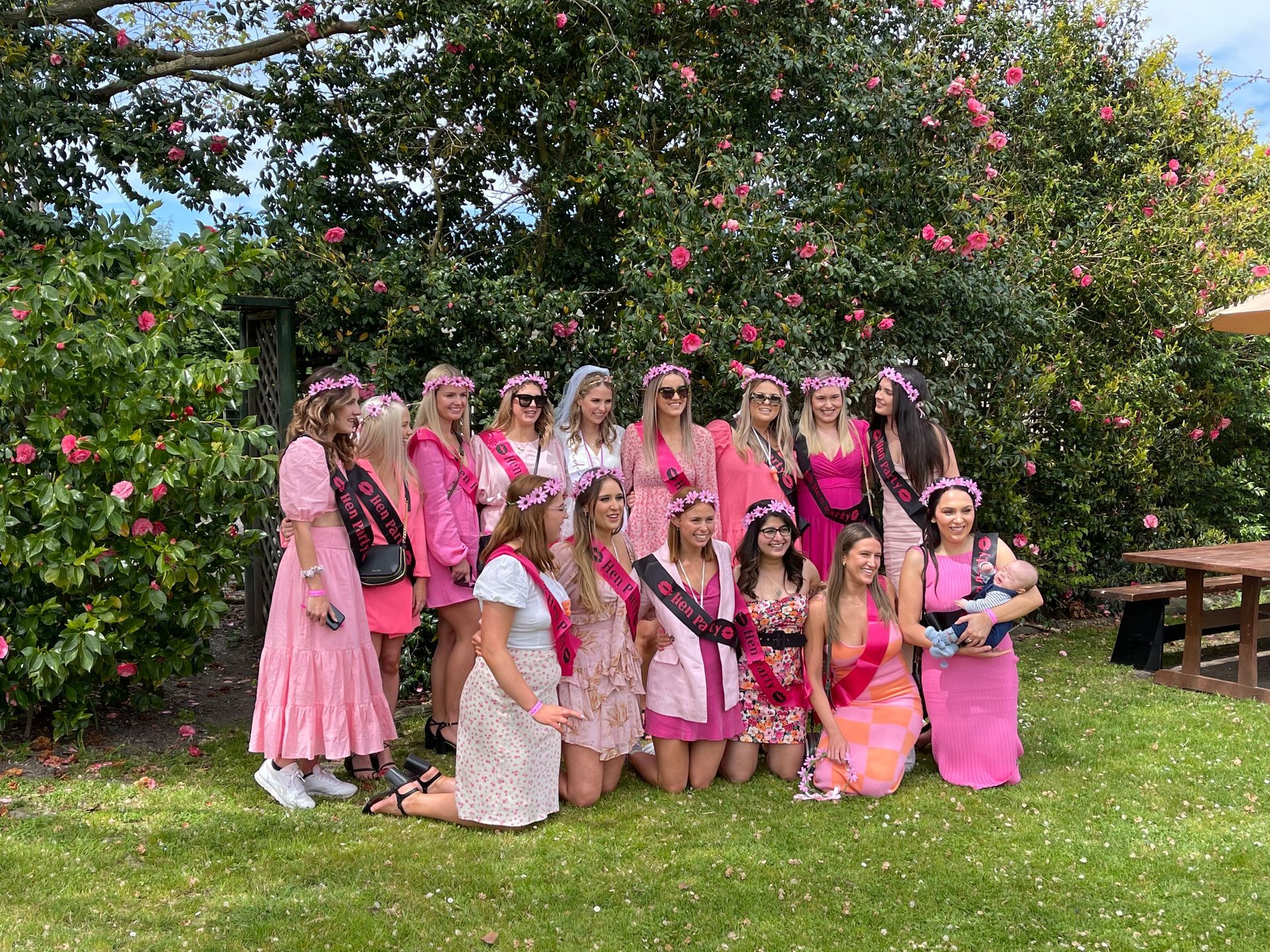 Girls weekend hen party with Grape Escape