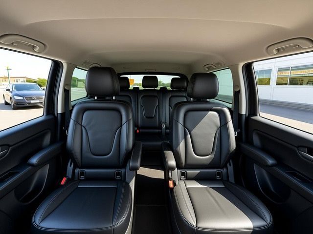 luxury van leather interio
