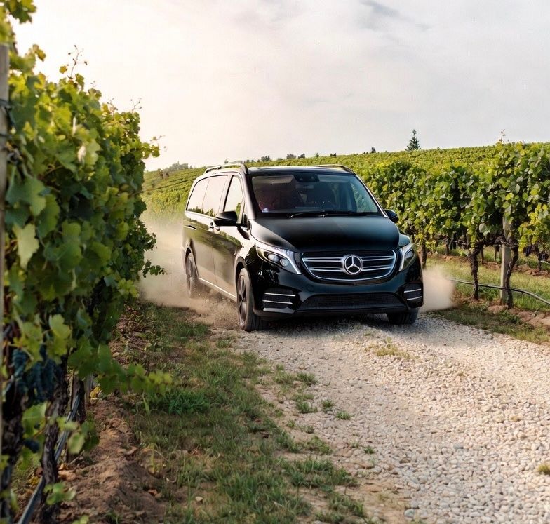 Grape Escape Mercedes V Class tour vehicle
