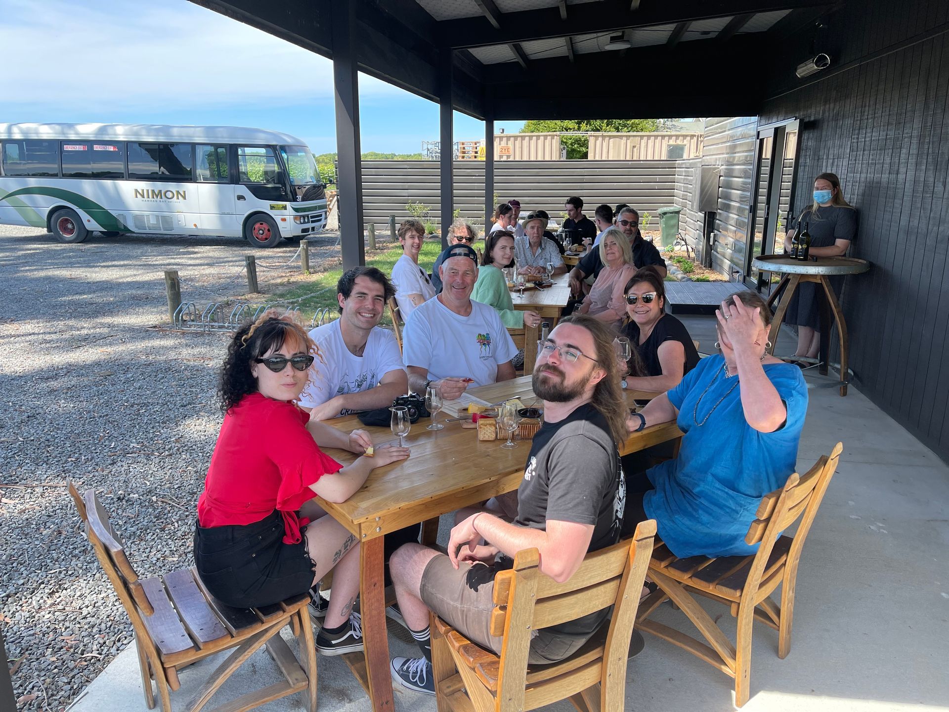 Cheese platters at Askerne Winery