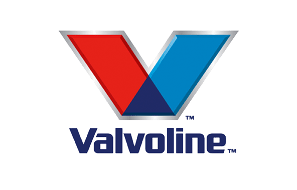 Valvoline logo with a red and blue stylized V above the brand name