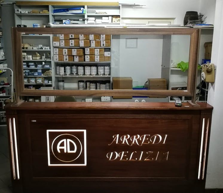 showroom con arredamenti