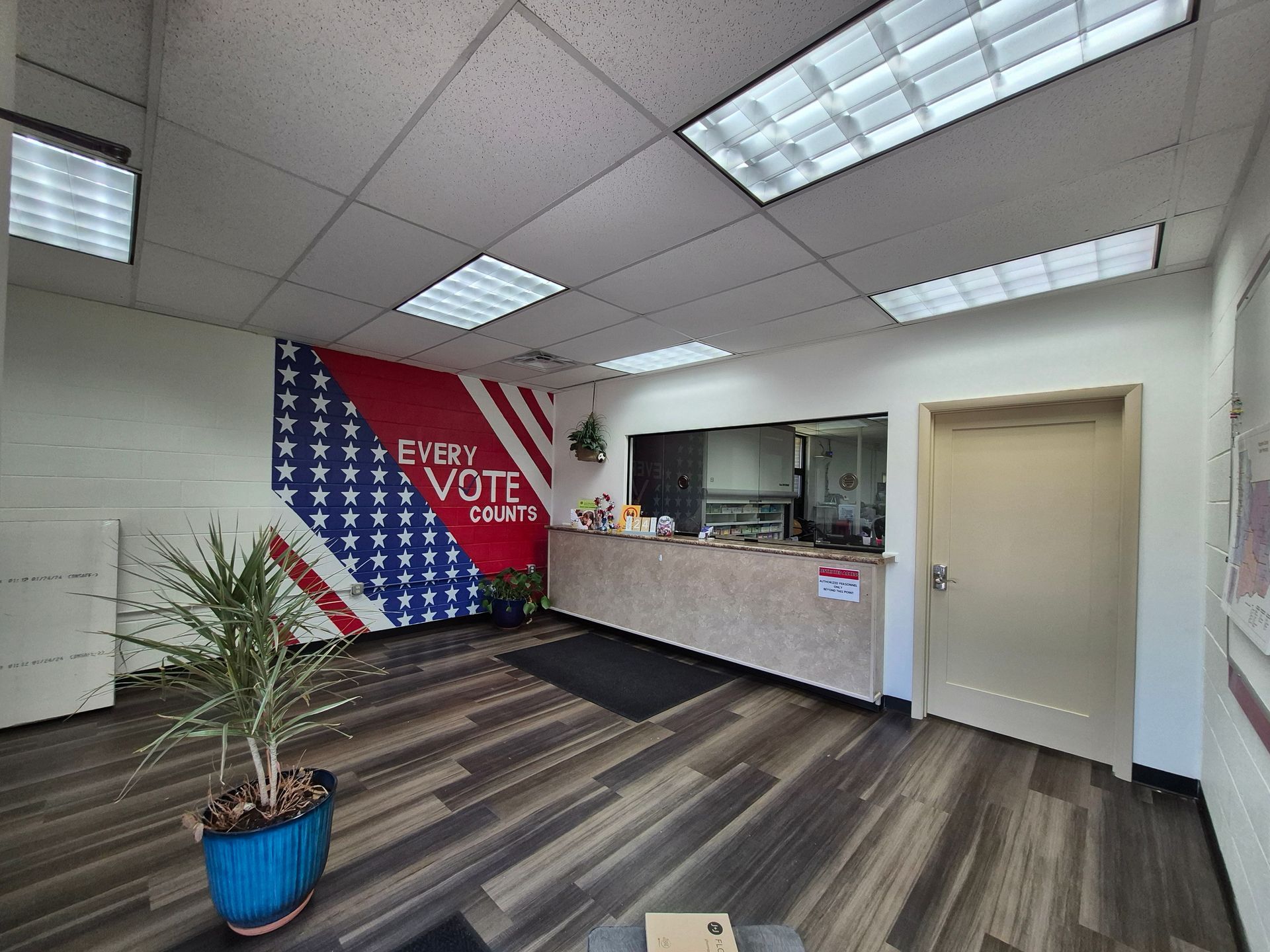 Office interior with 