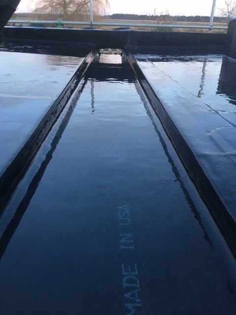 Flat roof installations