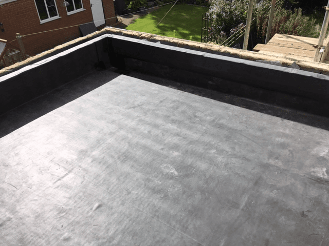 Flat roof installations