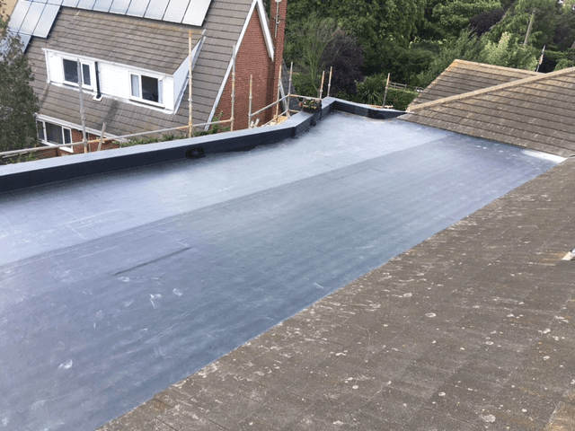 Flat roof installations