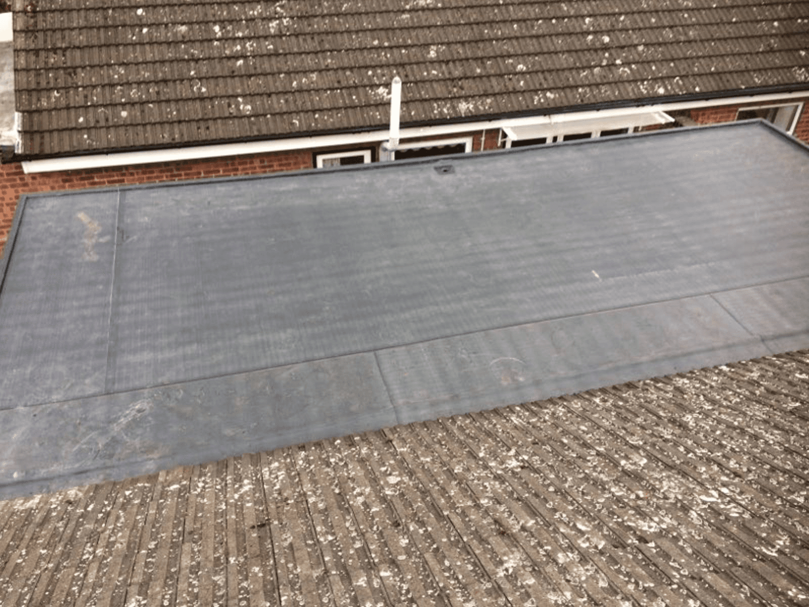 Flat roof installations