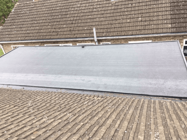 Flat roof installations