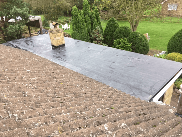 Flat roof installations