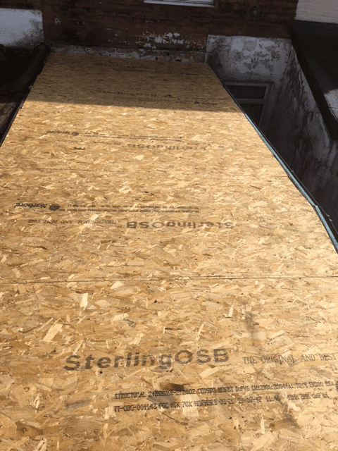 Flat roof installations