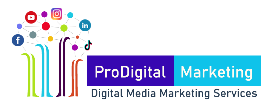 The logo for prodigital marketing digital media marketing services