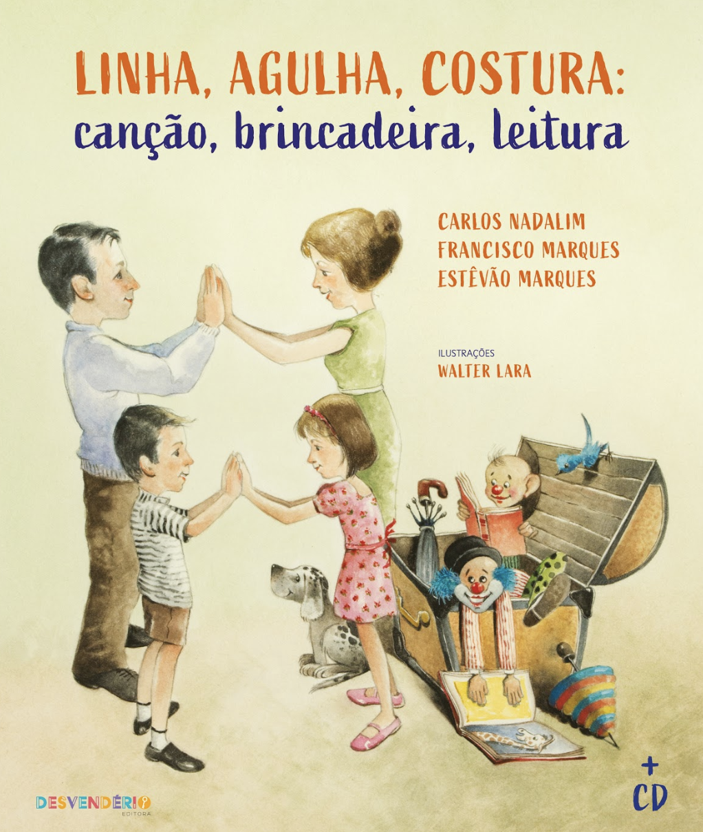 Linha agulha costura cancao brincadeira leitura book cover