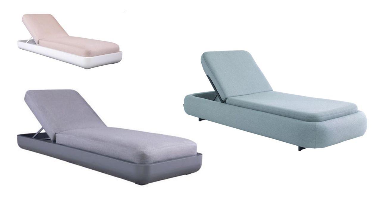 Outdoor sunbeds in Marbella and Estepona.